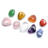 Seven Chakra Stones Colorful Set Amethyst Agate Jade Love Crystal Chakra Crafts