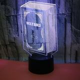 Optical Illusion 3D Book Night Light 16 Colors Cha