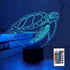 3D Turtle Night Light Optical Illusion Lamp with 1