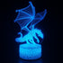3D Dragon Lamp Night Light 3D Illusion lamp  16 Color
