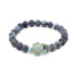Healing Crystals Bracelet Handmade Natural Gemstones Beads Bracelet Elastic Natural Stone Yoga Beads Bracelet Bangle Gifts