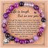 Inspirational Gifts For Women, Get Well Soon Gifts, 8mm Natural Stone Bracelets Crystal Stone Gifts For Women,sister Girlfriend, Best Friend