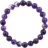 Men Women 8mm Natural Stone Bead Stretch Bracelet Healing Crystal Gemstone Beaded Bracelets