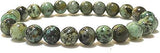 Men Women 8mm Natural Stone Bead Stretch Bracelet Healing Crystal Gemstone Beaded Bracelets