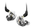 QKZ VK1 Wired In-Ear Earphones Bass HiFi Earbuds Sports Headphones with Mic-Transparent White