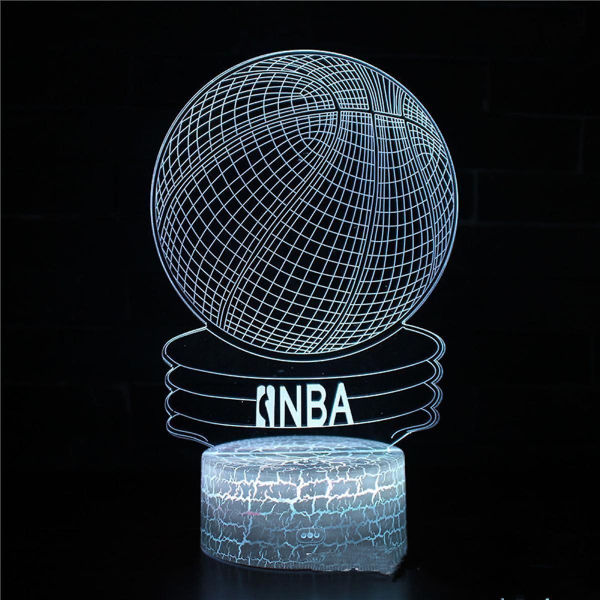 Basketball Night Light,3D Illusion Led Lamp 16 Colors Dimma