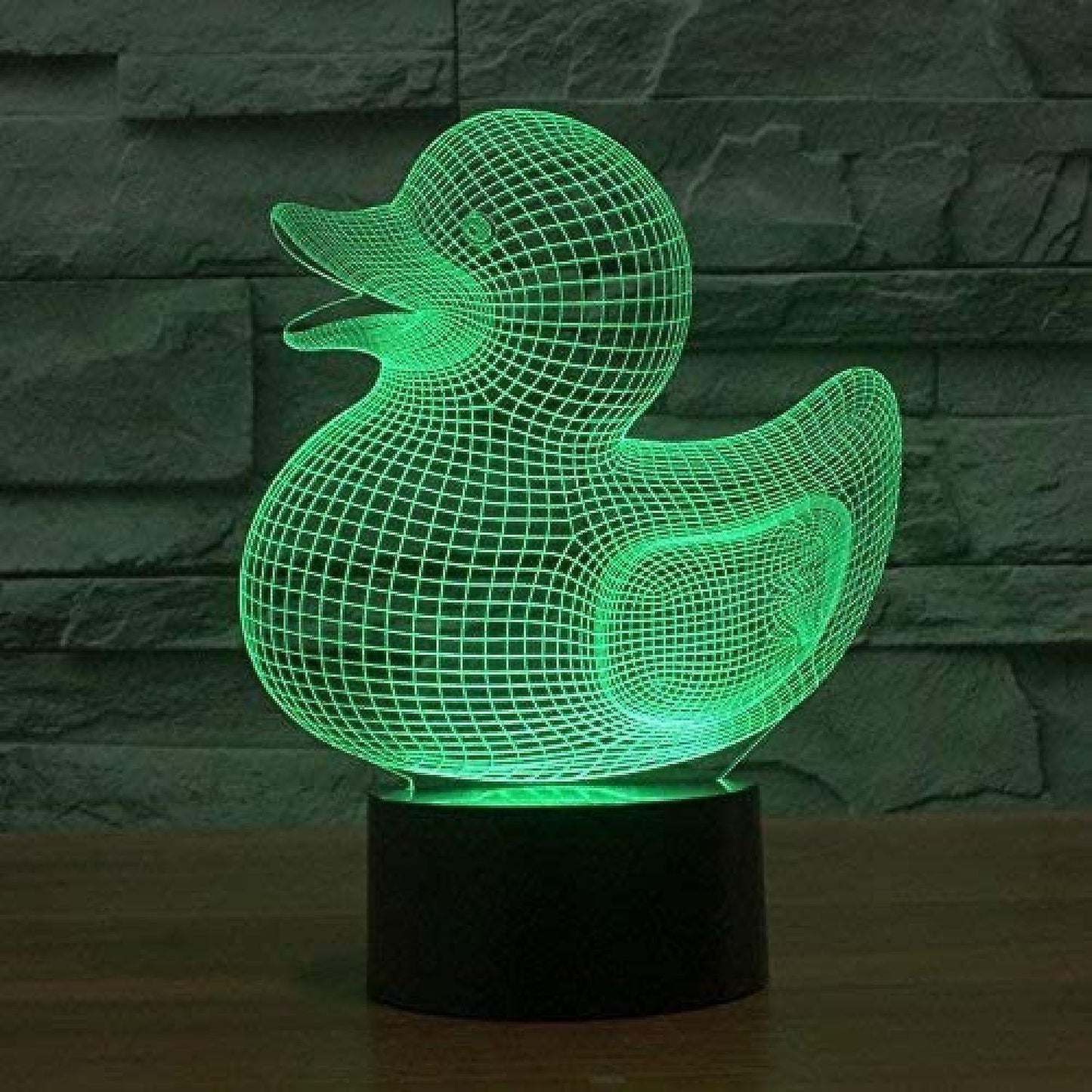 3D Duck Night Light Lamp Illusion Night Light 7 Color