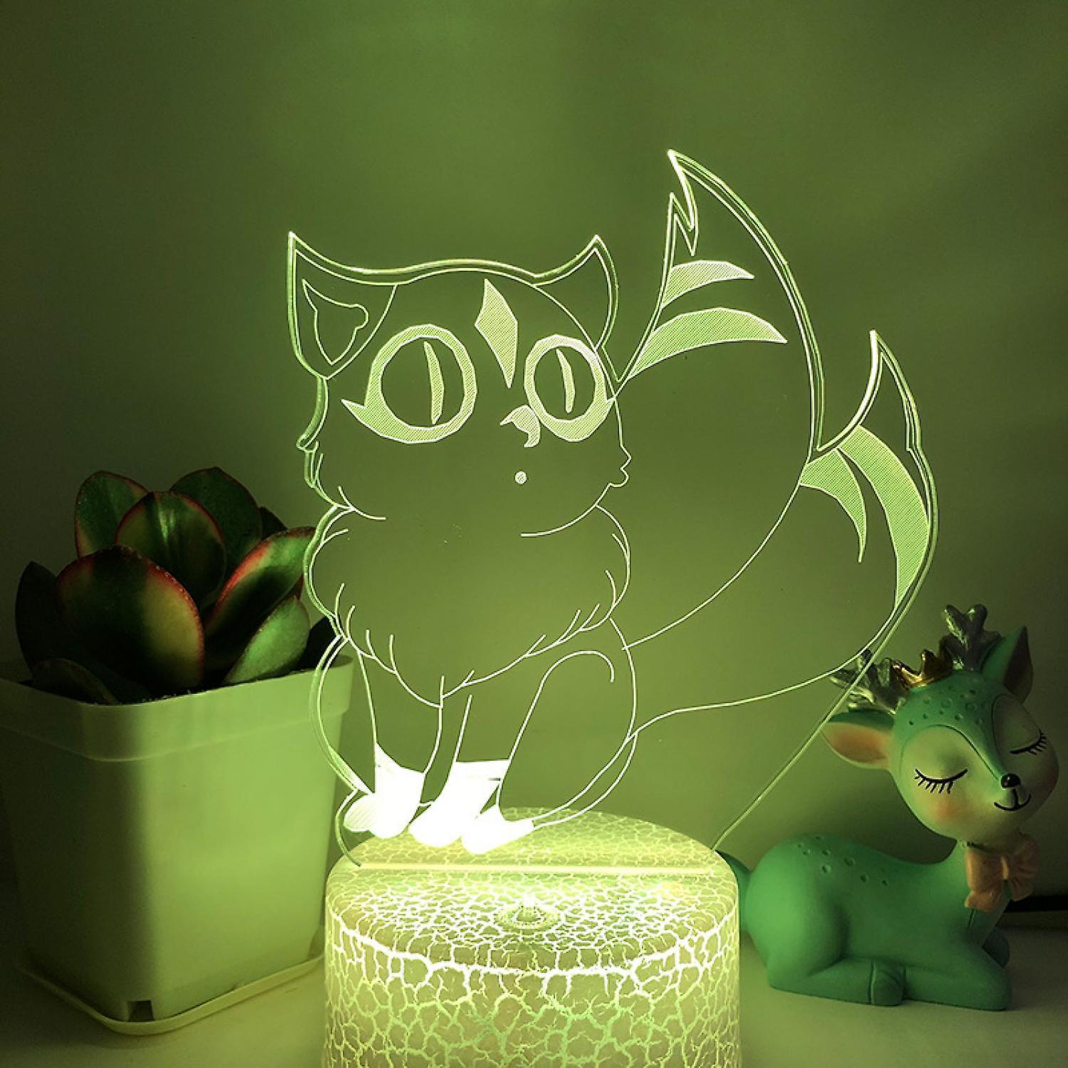 3D LED Night Light Kirara Handmade 3D Illusion