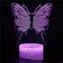 Butterfly Night Light, Birthday Gift For Girls 3D Illusion