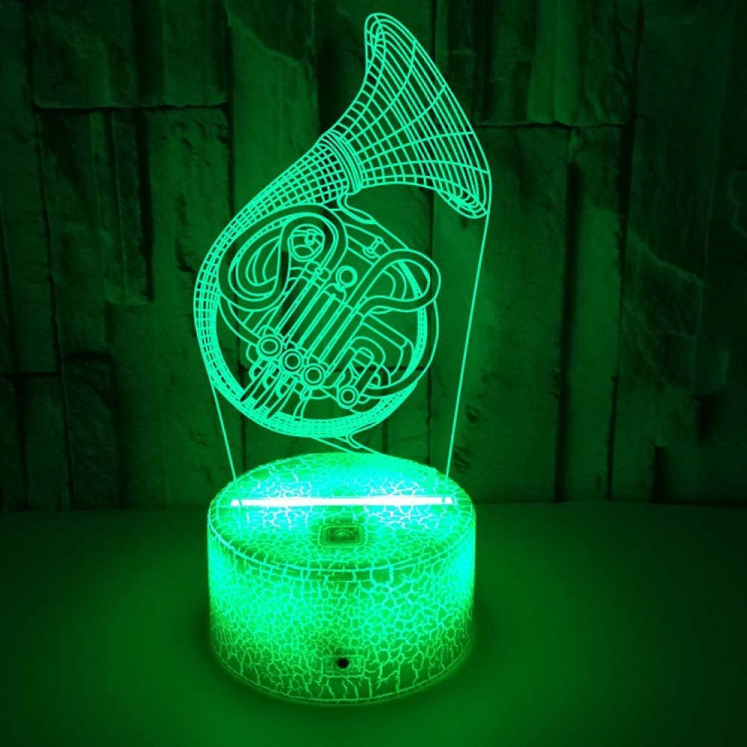 3D Lamp Illusion Night Light Dimmable 16 Color Cha