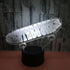 3D Optical Illusion Skateboard Sensor Night Light