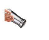Salt Spice Shaker Dispenser Adjustable Pour Holes Stainless Steel Pepper Box Can-Silver