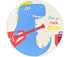 Babies Room Carpet 91cm Round Dinosaur Carpet Cute Bedroom Rug Boys Room Decor Non Slip Babies Rug Babies Play Mat