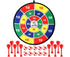 Babies dart board for indoor and outdoor hanging, secure board games Toy