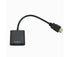 1080P HDMI-compatible Male to VGA Female Adapter Converter Video Cable Cord for PC HDTV DVD - Black
