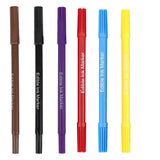6pcs Double-tips Food Markers Practical Edible Pens Cookie Decorating Pens Convenient Edible Markers