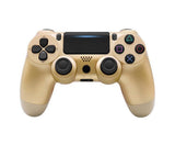 Wireless Game Controller Ps4 Controller Bluetooth Dual Head Head Handle Joystick Game Pad For The Game Console 4 - Gold