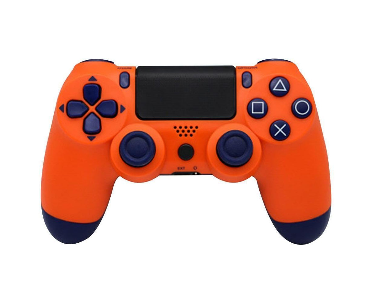 Wireless Game Controller Ps4 Controller Bluetooth Dual Head Head Handle Joystick Game Pad For The Game Console 4 - Orange