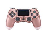 Wireless Game Controller Ps4 Controller Bluetooth Dual Head Head Handle Joystick Game Pad For The Game Console 4 - Rose gold