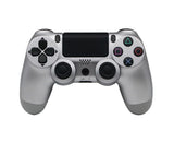 Wireless Game Controller Ps4 Controller Bluetooth Dual Head Head Handle Joystick Game Pad For The Game Console 4 - Silver