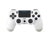 Wireless Game Controller Ps4 Controller Bluetooth Dual Head Head Handle Joystick Game Pad For The Game Console 4 - White