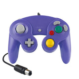 Wired Game Controller for NGC Console - Classic Design,Compatible with GameCube,Vibration Feature - Blue Purple
