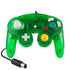 Wired Game Controller for NGC Console - Classic Design,Compatible with GameCube,Vibration Feature - Transparent Green