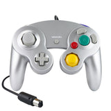 Wired Game Controller for NGC Console - Classic Design,Compatible with GameCube,Vibration Feature - Silver