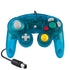 Wired Game Controller for NGC Console - Classic Design,Compatible with GameCube,Vibration Feature - Transparent Dark Green