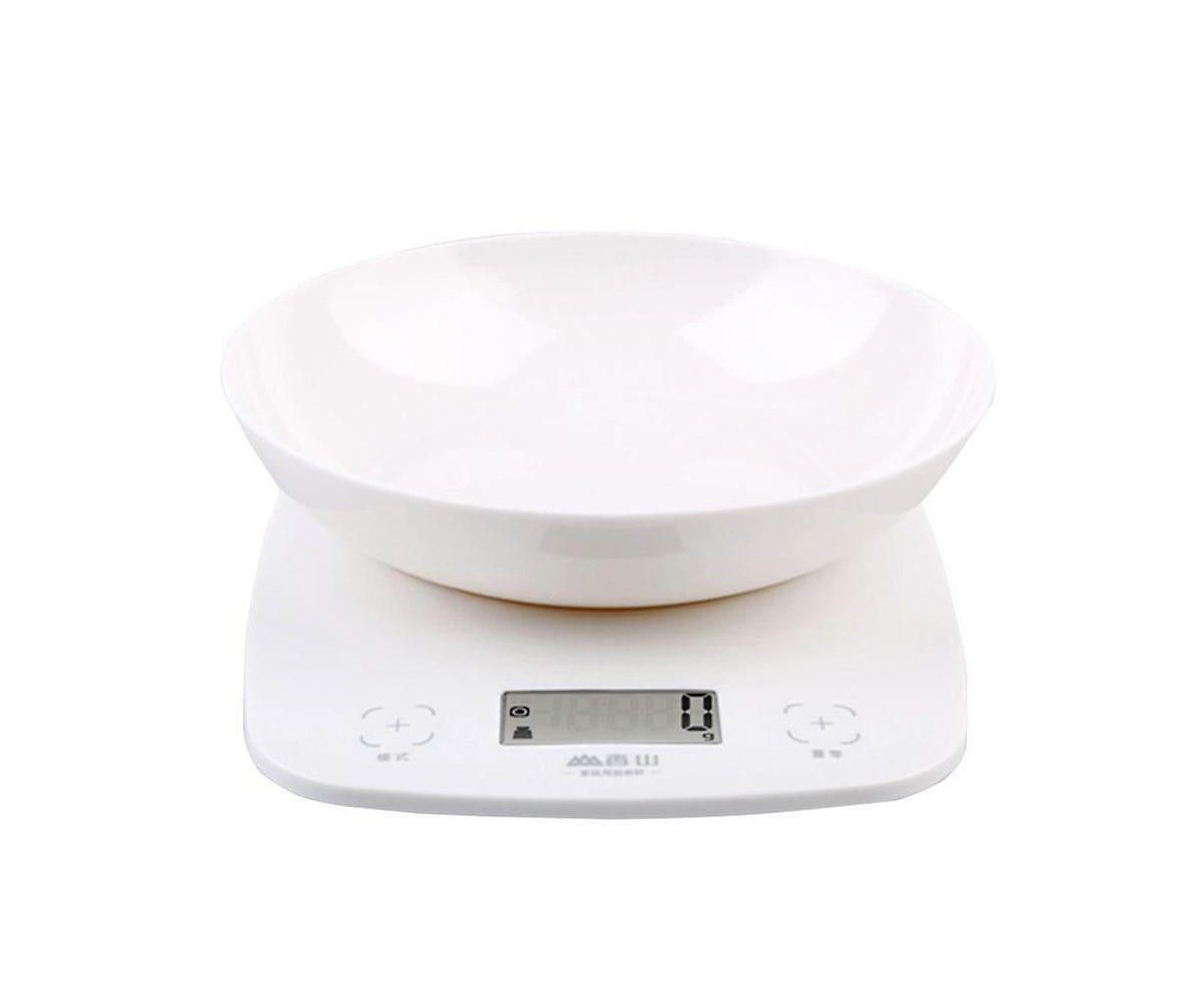 Xiangshan Kitchen Scale 2g-5kg Portable Electronic LCD Display Intelligent Touch Switch Scale Detachable Tray