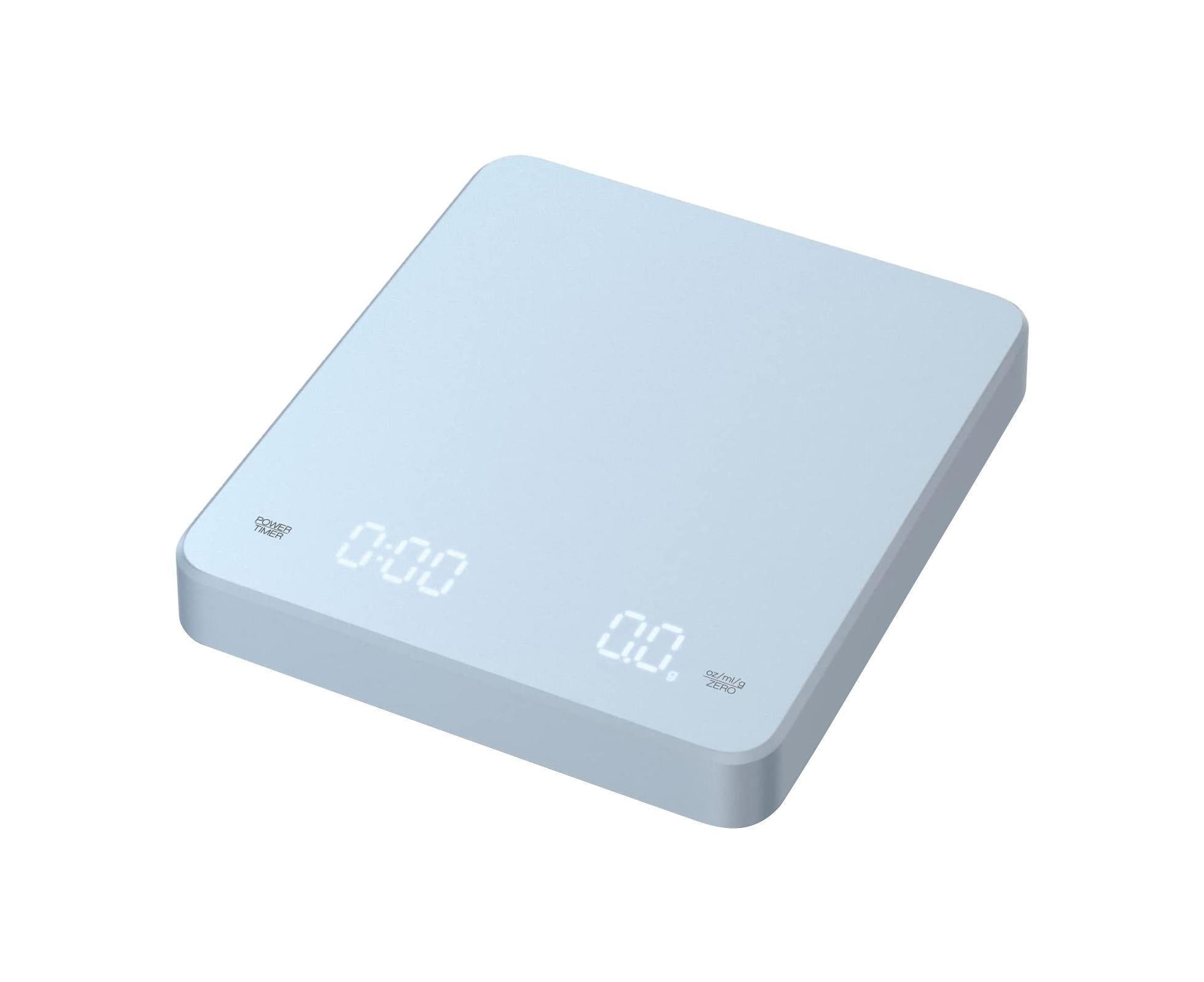 Digital Coffee Scale with Timer LED Screen Espresso Scale Built-in Battery 5kg Max.Weighing 0.1g High Precision Measures in oz/ml/g Kitchen