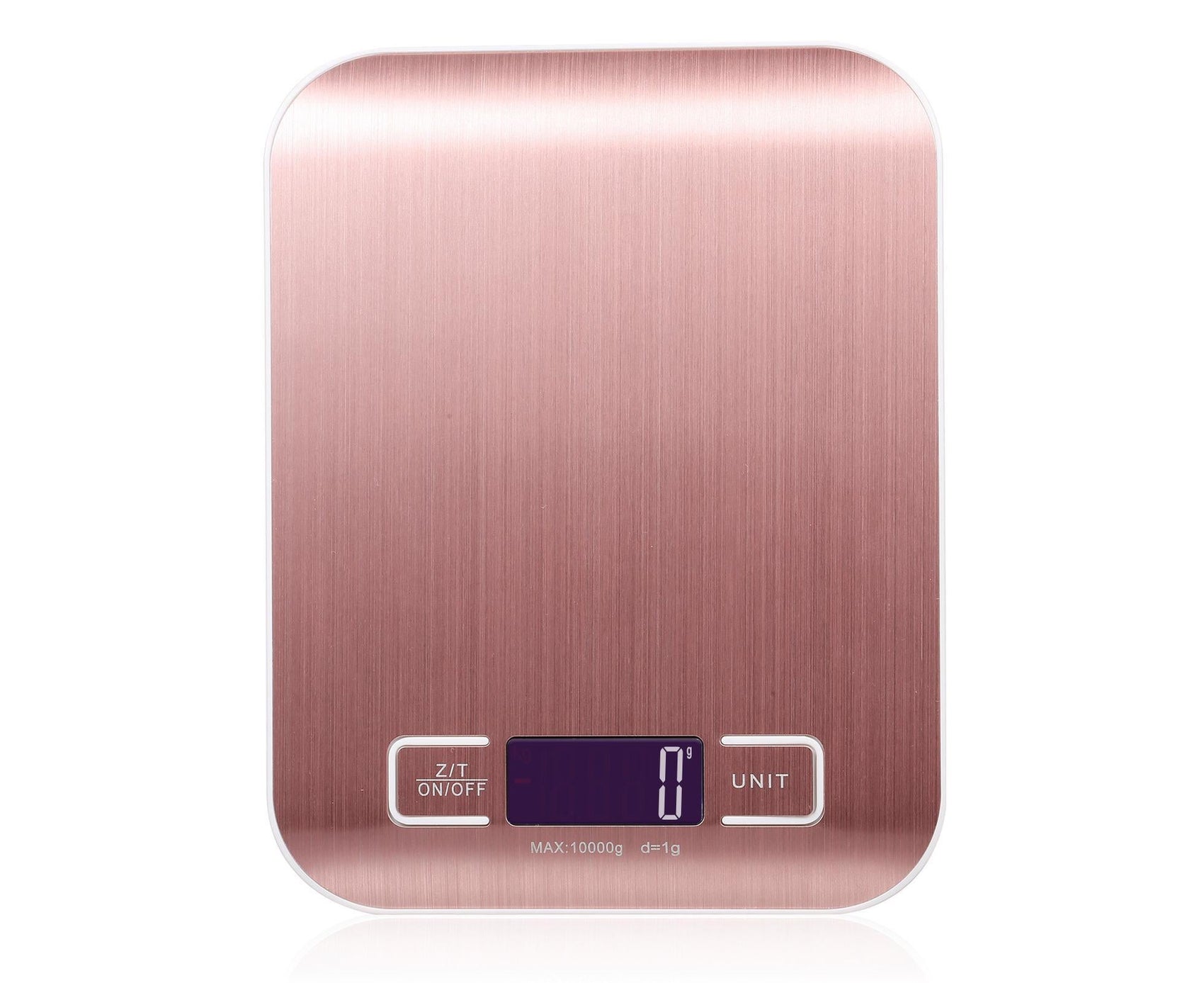Kitchen Scale Digital Food Scale 10KG Measuring Range for Cooking Baking g lb oz ml kg Milk ml Stainless Steel Battery Operated