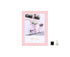 1 Set 5 Inch Photo Frame Patchwork Waterproof Thickened Decorative Foam Wall Hanging Photo Display Frame Household Supply - Pink