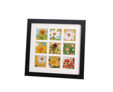 1 Set Painting Frame Not Easily Deformed Sturdy Square 4/9 Grids Picture Display Stands Home Supplylack