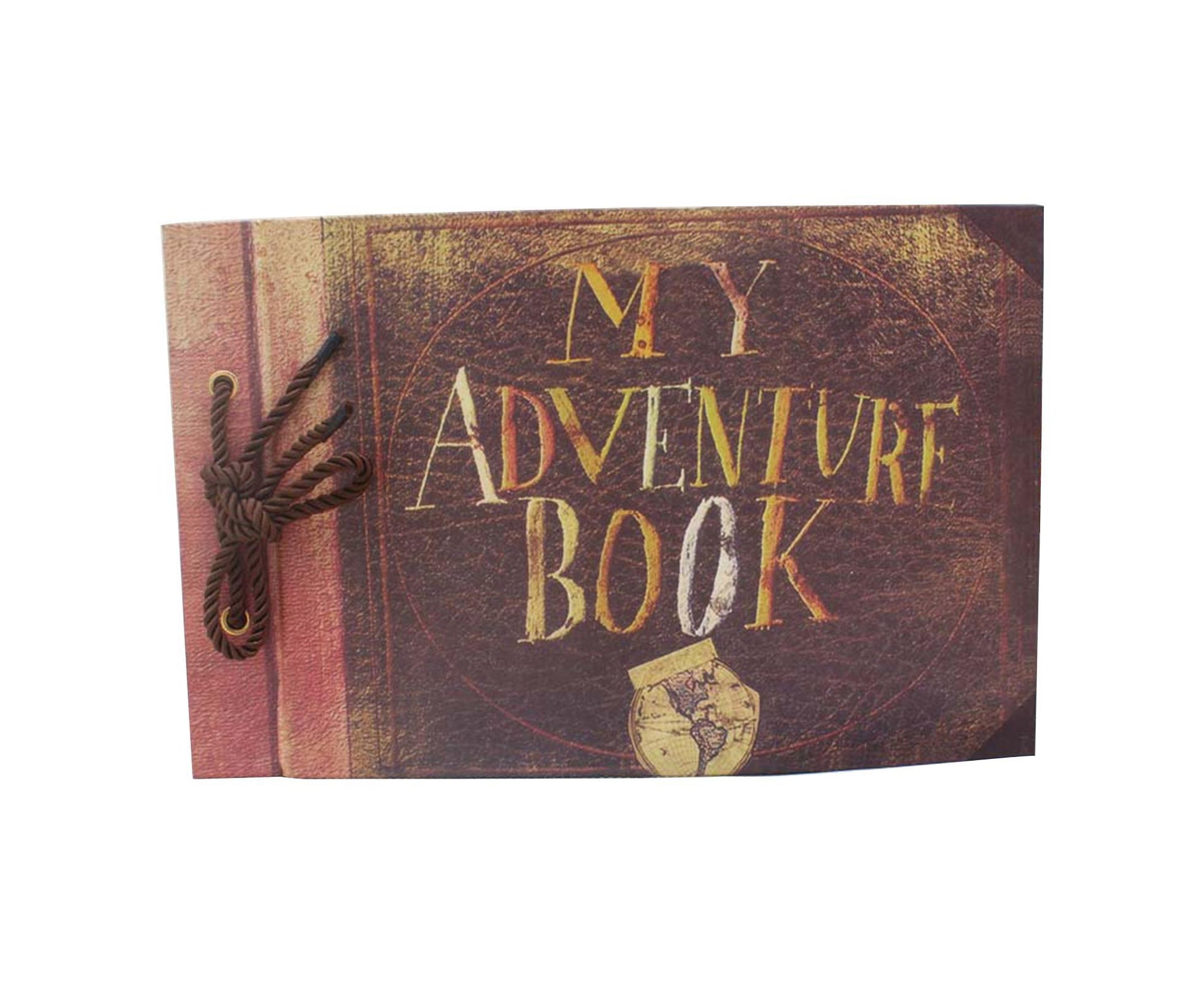 1 Set Photo Album Vintage Design Adventure Book Creative DIY Scrapbook Album for Weddings Travel Family