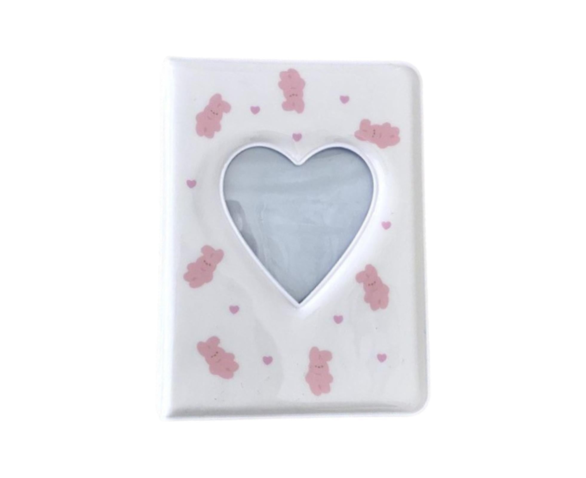 3 Inch 40 Pockets Card Book Waterproof Mini Cartoon Animal Photo Album Storage Pouch Dormitory Supplies