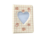 3 Inch 40 Pockets Card Book Waterproof Mini Cartoon Animal Photo Album Storage Pouch Dormitory Supplies