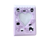 3 Inch 40 Pockets Card Book Waterproof Mini Cartoon Animal Photo Album Storage Pouch Dormitory Supplies