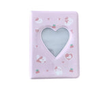 3 Inch 40 Pockets Card Book Waterproof Mini Cartoon Animal Photo Album Storage Pouch Dormitory Supplies