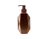 300/500ml Soap Dispenser Refillable Widely Applied PET Irregular Shampoo Pump Bottle for Home-Coffee 300ml