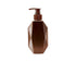 300/500ml Soap Dispenser Refillable Widely Applied PET Irregular Shampoo Pump Bottle for Home-Coffee 300ml