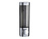 300ml 600ml Soap Dispenser Manual Press Bottle No Punching Long Strong Pump Transparent Body Wash Box Bathroom Accessories-Bilateral Silver