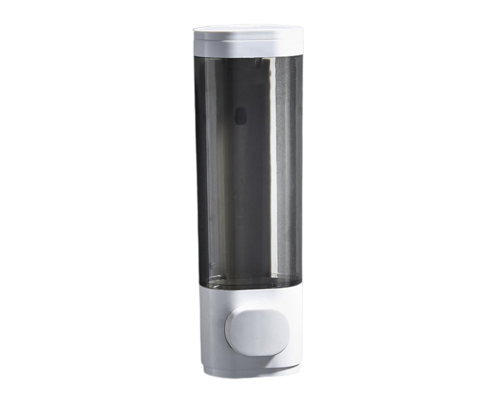 300ml 600ml Soap Dispenser Manual Press Bottle No Punching Long Strong Pump Transparent Body Wash Box Bathroom Accessories-Bilateral White
