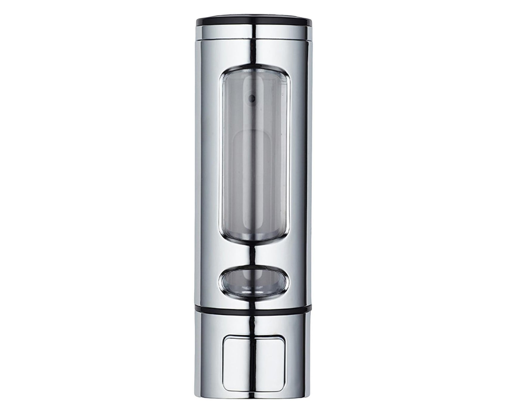 400ml Liquid Soap Dispenser Sturdy Press Type Wall Mounted Hand Wash Soap Dispenser for Bathroom-Silver