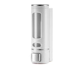 400ml Liquid Soap Dispenser Sturdy Press Type Wall Mounted Hand Wash Soap Dispenser for Bathroom-White