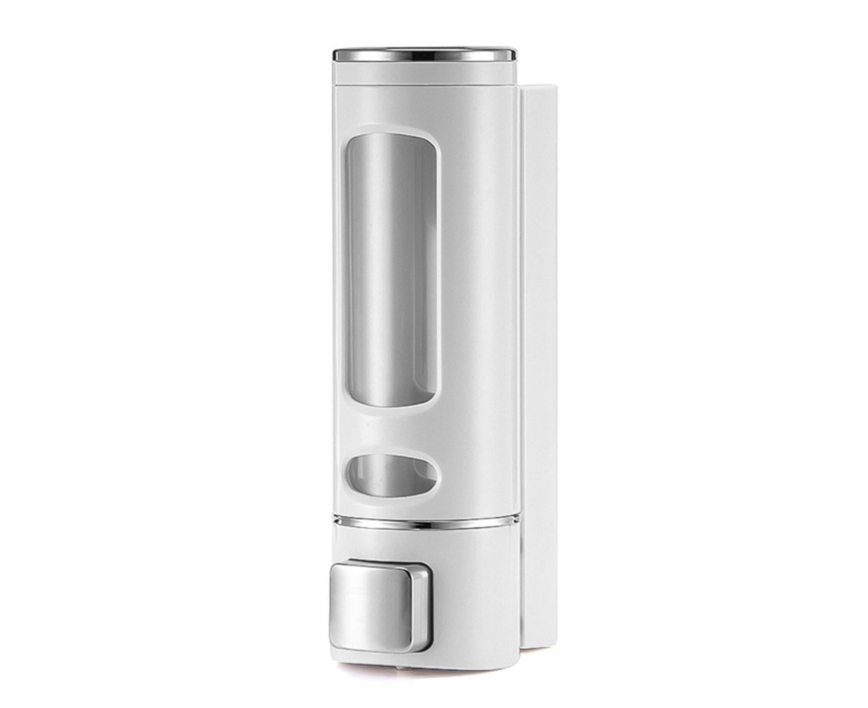 400ml Liquid Soap Dispenser Sturdy Press Type Wall Mounted Hand Wash Soap Dispenser for Bathroom-White
