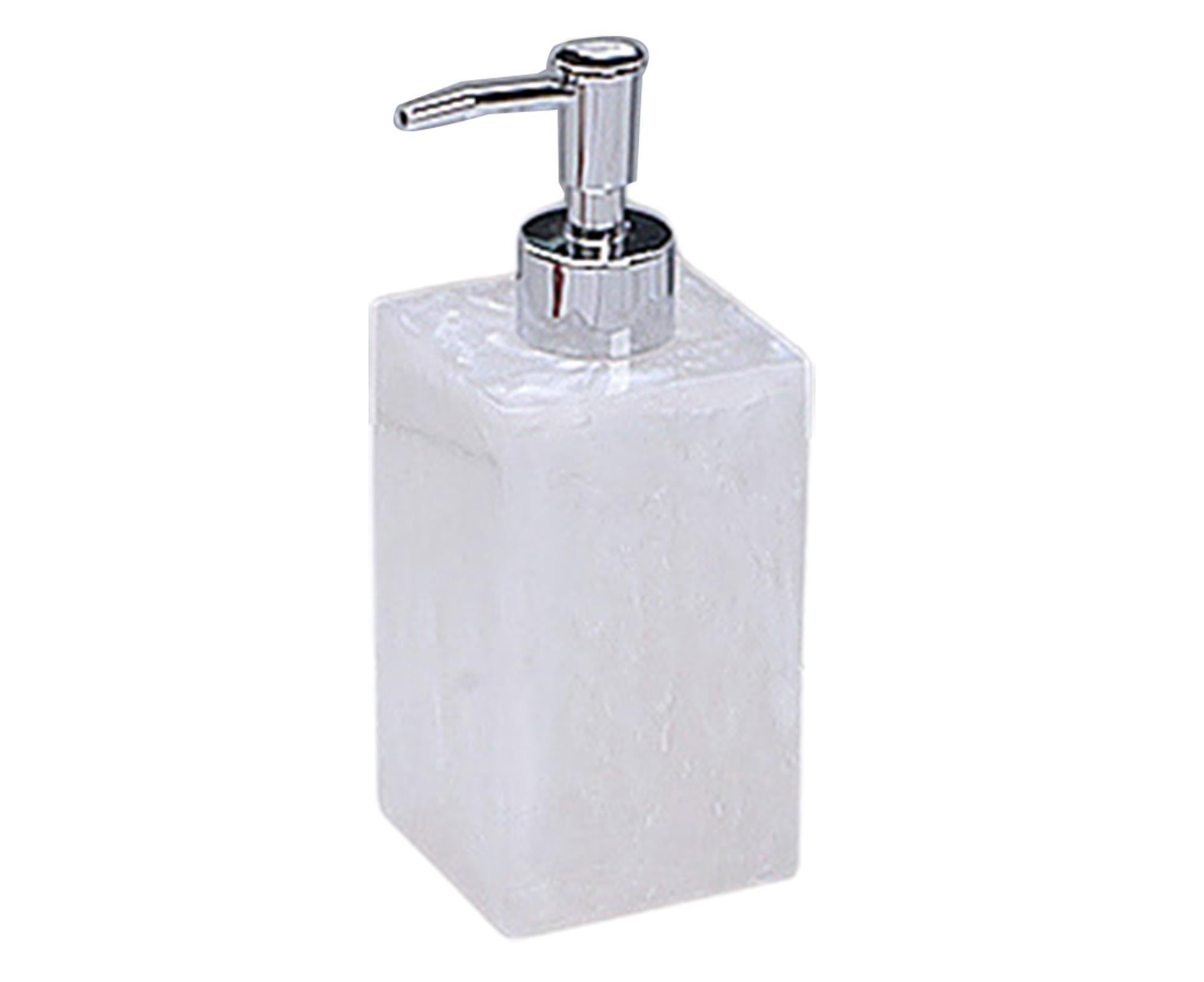 500ml Empty Hand Sanitizer Bottle Refillable Versatile Resin Marbling Press Lotion Dispenser for Bathroom