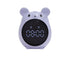 Alarm Clock Cartoon Large Screen Mouse Shape Rechargeable Time for Home - Blue
