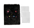 A5 Plush Cartoon Binder with 20 Photo Inner Sleeves Modern Practical Photo Album for Picture Cards Storage - Black