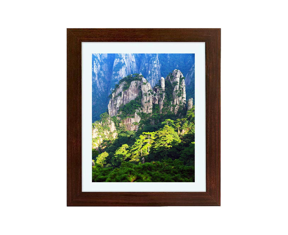 babies Art Frame Front Opening Changeable Wood grip Seal Picture Photo Display Storage Frame Home Suppliesrown